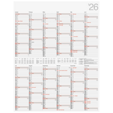 Plakatkalender Mod. Vertikal 2026 | 700×900 mm